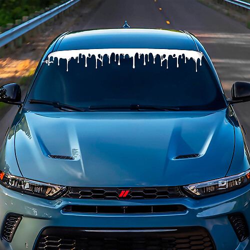 Hornet Hash Windschutzscheibe Stripe Banner Aufkleber - benutzerdefinierte Vinylgrafik für Ausweichen Hornet
