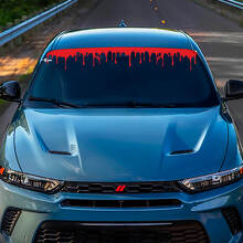 Hornet Hash Windschutzscheibe Stripe Banner Aufkleber - benutzerdefinierte Vinylgrafik für Ausweichen Hornet
 3