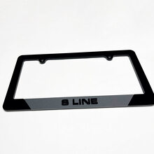 S Line Fahrzeugkennzeichenabdeckung Abdeckungen Frames Decor für Audi S Line
 4