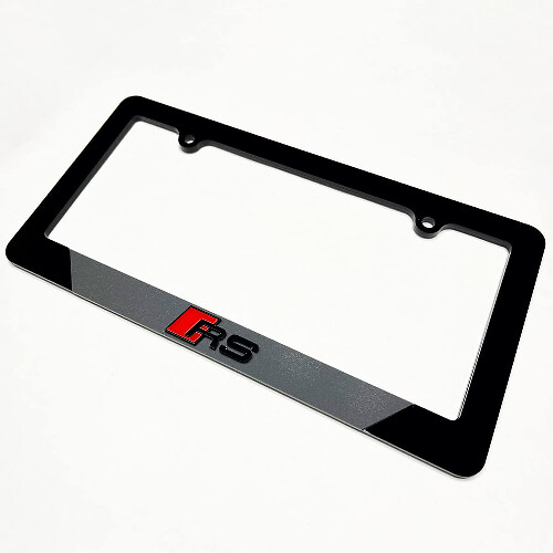 RS Style Acryl-Kennzeichenrahmen für Audi RS