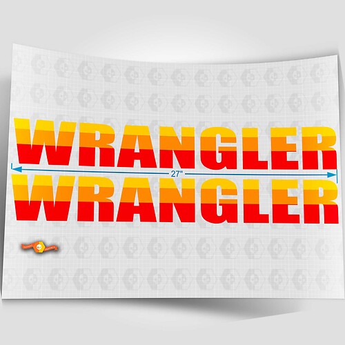 Retro Vintage Hood Decals Aufkleber für Jeep Wrangler Rubicon Renegade
