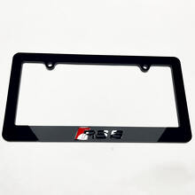 RS6 RS 6 Fahrzeugkennzeichenabdeckungen Abdeckungen Frames Decor für Audi RS6
 4