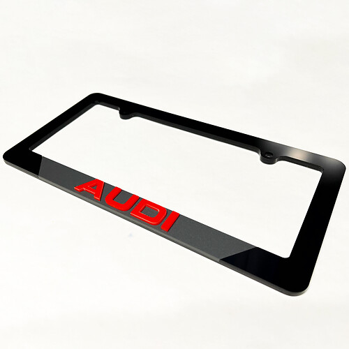 Fahrzeugkennzeichen umfasst das Frames Decor für Audi
