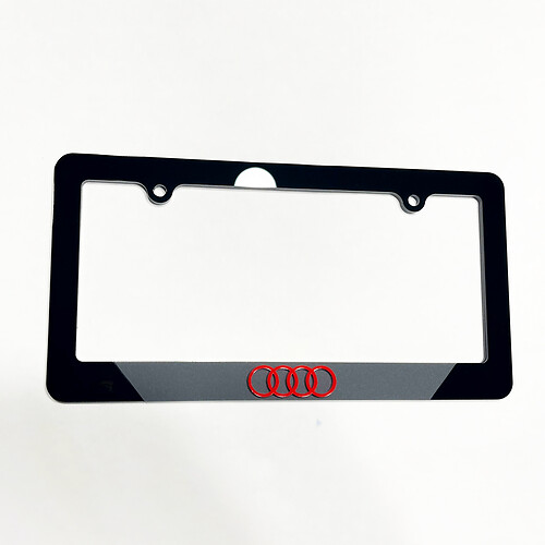 Fahrzeugkennzeichen umfasst das Frames Decor für Audi
