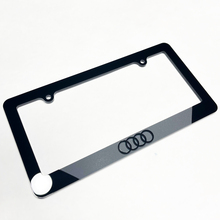 Ringe Fahrzeugkennzeichenabdeckungen Abdeckungen Frames Decor für Audi 2
 5