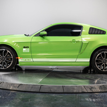 Rocker Panel 5.0 GT Stripe Kit mit US -Flagge Vinyl -Aufkleber für Ford Mustang
 2