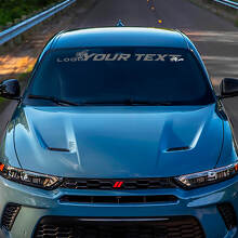 Individuelle Schriftzüge und Logo-Frontscheibenaufkleber für Dodge Hornet_2