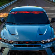 Wave Windshield Stripe Banner Aufkleber - benutzerdefinierte Vinylgrafik für Dodge Hornet
 3