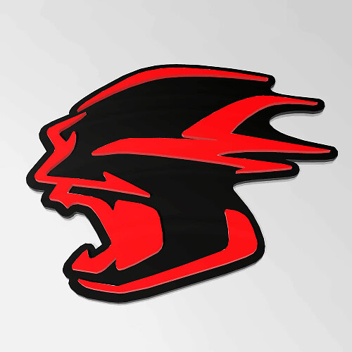 Banshee Custom 3D Badge Fender Badges Heckklappe Emblem Front Kühlergrill Badge Fit Dodge Ladegerät Daytona SRT
