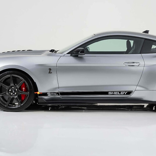 Super Snake Shelby Rocker Panel Abziehbilder für Musclecar Musclecarmodel

