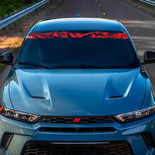 Windschutzscheibe Mountains Banner Aufkleber - benutzerdefinierte Vinylgrafik für Ausweichen von Hornet
 3