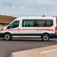 Ford Transit Vinyl Seitenstreifen Abziehbilder
 3