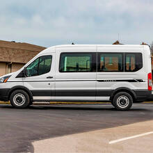 Ford Transit Vinyl Seitenstreifen Abziehbilder Zwei Farben
 2