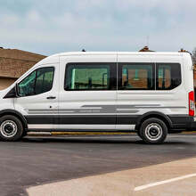 Ford Transit benutzerdefinierte Text Vinyl Seitenstreifen Abziehbilder
 2