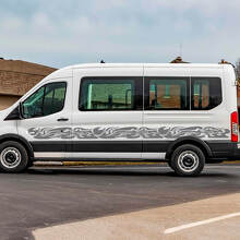 Ford Transit Graphics Vinyl Seitenstreifen Aufkleber Aufkleber
 2