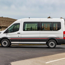 Ford Transit Racing Graphics Vinyl Seitenstreifen Aufkleber 2
 3