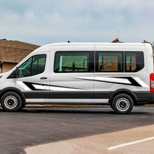 Ford Transit Racing Stammesgrafik Vinyl Seitenstreifen Aufkleber 2
 3