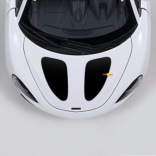 McLaren 570S Spider Hood Entlüftungsstil Grafik Vinyl -Aufkleber Aufkleber
