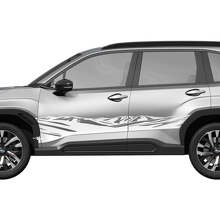 Mountains Side Türen Schweller Racing Streifen Vinyl Aufkleber Sticker für Subaru 2