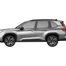 Seitentüren Schweller Racing Streifen Vinyl Aufkleber 6 für Subaru 2