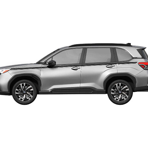 Duales dünnes Seitenstreifen-Vinylaufkleber-Set für Subaru Forester