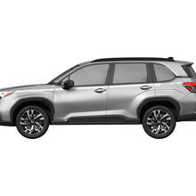 Seitentüren Rocker Panel Racing Stripes Vinyl Aufkleber - Grafik Aufkleber universelle Passform für Subaru Forester
 2