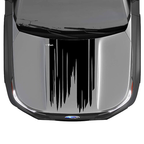 Grange Style Motorhauben-Vinylaufkleber für Subaru Forester_1