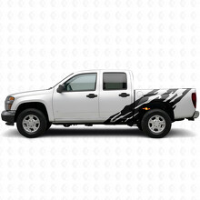 Gezackte Tür- und Bettrand-Vinylstreifen für Chevrolet Colorado 1. Generation 2004-2012_2