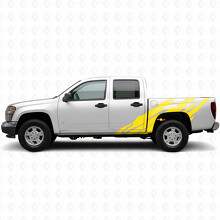 Gezackte Tür- und Bettrand-Vinylstreifen für Chevrolet Colorado 1. Generation 2004-2012_3
