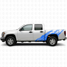 Gezackte Tür- und Bettrand-Vinylstreifen für Chevrolet Colorado 1. Generation 2004-2012_5