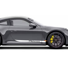 911 Carrera Schriftzug Seitenstreifen Vinyl Aufkleber Set für Porsche 911_2