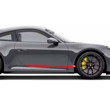 911 Carrera Schriftzug Seitenstreifen Vinyl Aufkleber Set für Porsche 911_3