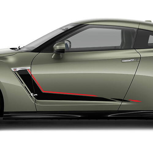 NISMO Side Checked Stripe Decal Kit für Nissan Z GT4

