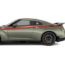 Seitentüren Rennstreifen für Nissan GT-R Racing Stripes Decal Kit
 2