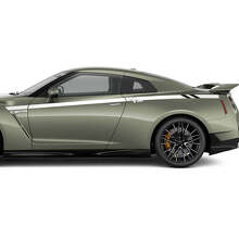 Bedside Racing Türen Streifen Aufkleber Kit für Nissan GT-R 3