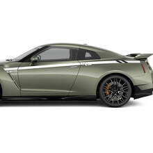 Seitentüren Rennstreifen für Nissan GT-R Racing Stripes Decal Kit
 3