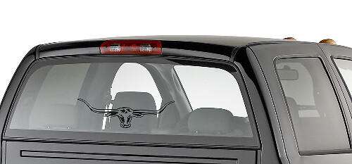 Große Longhorn-Bullenhörner Heckscheibenaufkleber für Auto und LKW