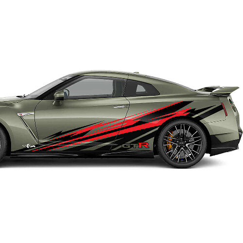 Seitentüren Grafik-Aufkleber Kit für Nissan GT-R
