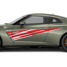 Seitentüren Grafik-Aufkleber Kit für Nissan GT-R 2
 3