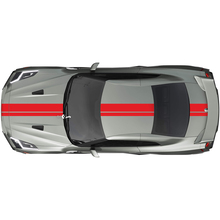 Ganzkörper Dual Racing Stripes Decal Kit für Nissan GT-R
 3
