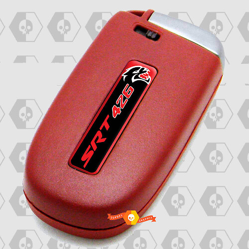 2x SRT 426 Hellcat Challenger/Ladegerät/Durango Key FOB Inlays Emblem Doomed Decal
