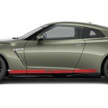 Seitentüren Rocker Panel Grafik-Aufkleber-Kit für Nissan GT-R
 2