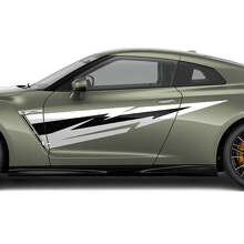 Lightning Seiten-Tür-Grafik-Aufkleber-Set für Nissan GT-R 2