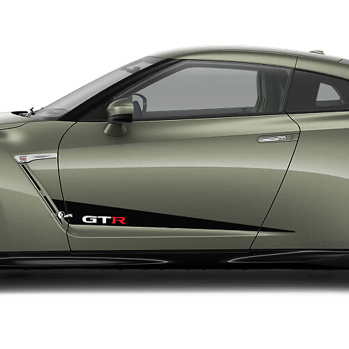 GT-R-Logo Seiten Tür Grafik Aufkleber Set für Nissan GT-R_1