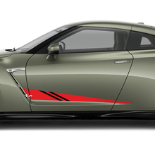 2x Seitentüren Grafik-Hash-Aufkleber Kit für Nissan GT-R
 3