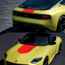 Blackout-Style Vinyl-Aufkleber-Set für Motorhaube und Kofferraum für Nissan Z Legend Edition_3
