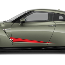 2x Seitentüren Grafik-Dreieck-Aufkleber-Kit für Nissan GT-R
 3