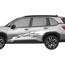 Seitentüren Rennstreifen Vinyl -Aufkleber - Grafikaufkleber Universal Fit Subaru Forester 1
 2