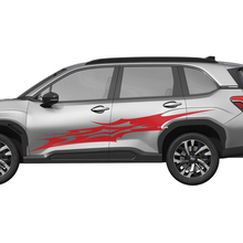 Seitentüren Rennstreifen Vinyl -Aufkleber - Grafikaufkleber Universal Fit Subaru Forester 1
 3