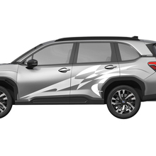 Seitentüren Rennstreifen Vinyl -Aufkleber - Grafikaufkleber Universal Fit Subaru Forester 2
 2